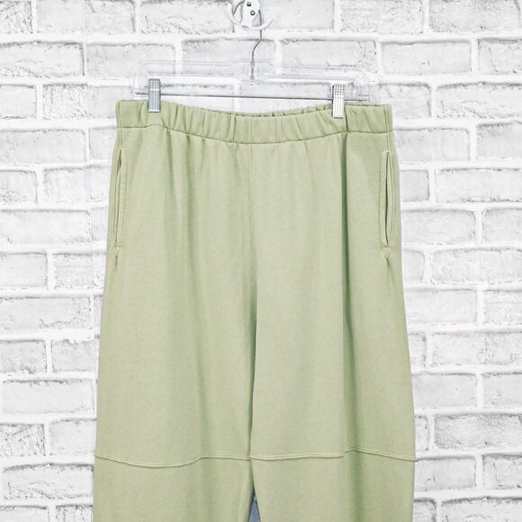 LADY WHITE CO. Men's Panel Sweatpant Joggers in Dark Mint size Large NWT - Picture 5 of 9